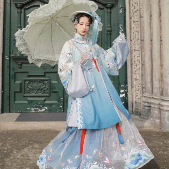 Dresses & Skirts - MARCHESA RENAISSANCE Embroidered Gown Set | Victoria Top Cardigan Maxi S…